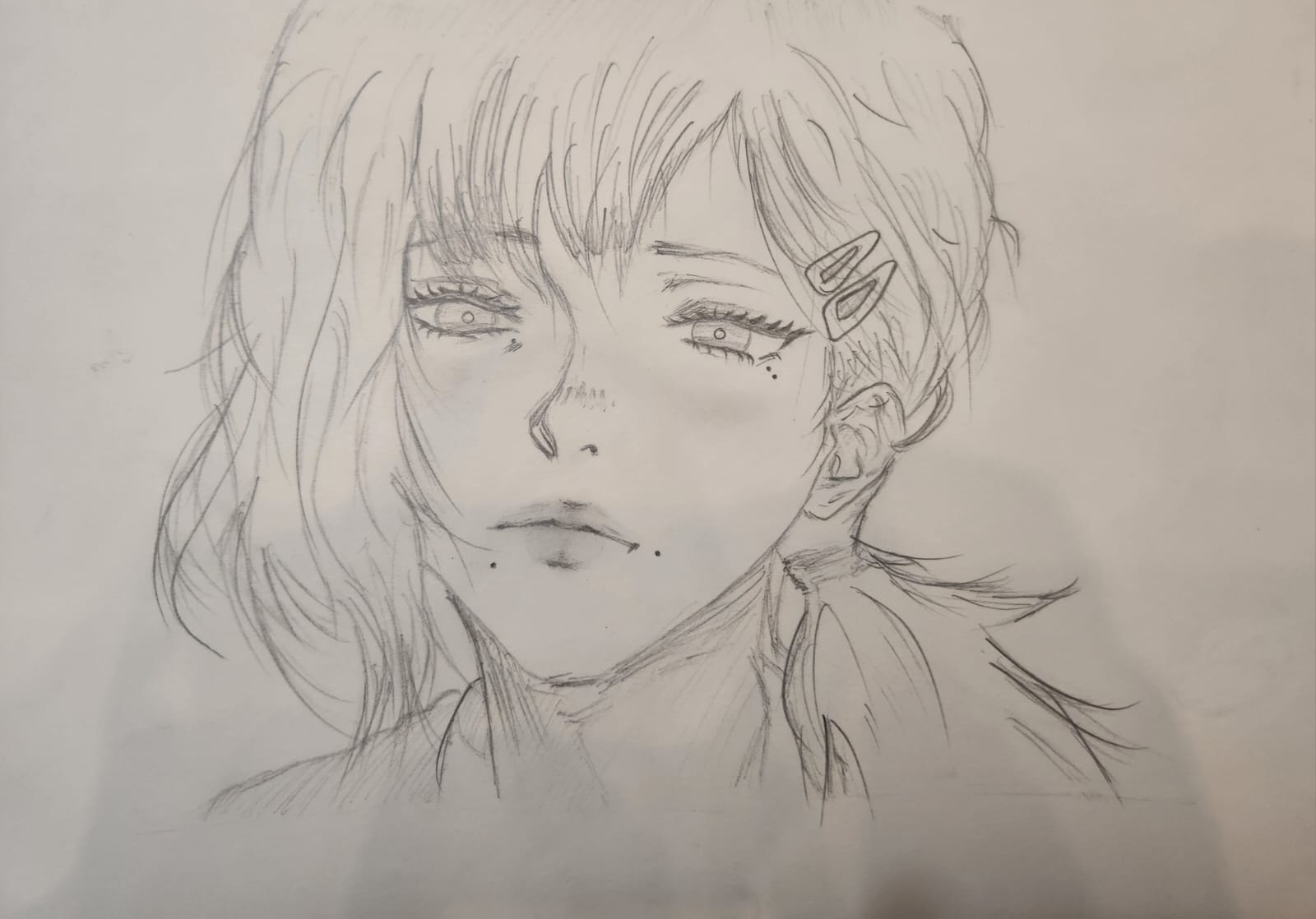 Pencil portrait of Kobeni Higashiyama